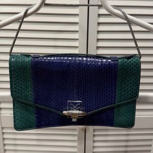 Monika Chiang Snakeskin Purse Bag Clutch